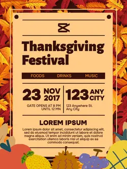 Thanksgiving Poster