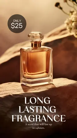 Beauty and Personal care - Long lasting perfume - Instagram Story
