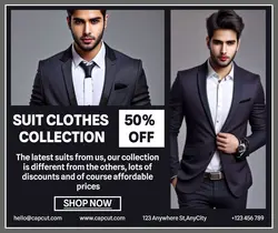 Suit Clothes Collection Product Fashion Black FB