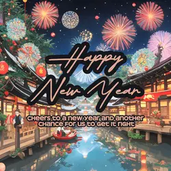 Happy New Year Greetings Linkedin Post