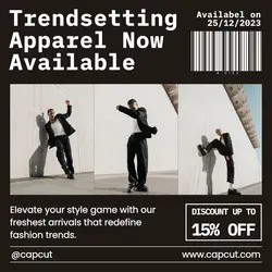 Fashion Apparel Promotion Instagram Post