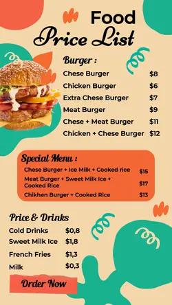 2024hot Food Price List