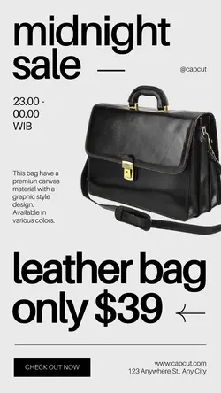 Fashion Product Midnight Sale Instagram Story