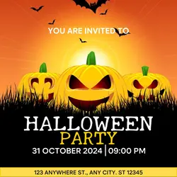 Halloween Party Instagram Post