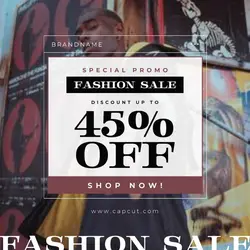 Burgundy Elegant Fashion Promotion Instagram Post