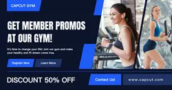 GYM Promotion Facebook App Ad