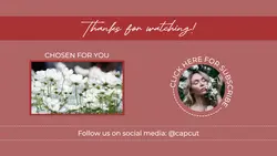 Non-marketing Youtube Endscreen, Maroon minimalist