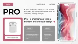 Smartphone Product Features Modern Twitter Post
