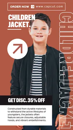 Children's Jacket Promotion Instagram Story