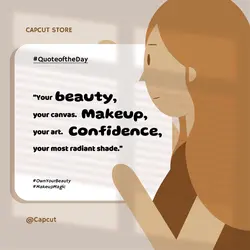 Beauty Makeup Instagram Quote Template