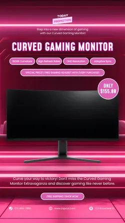 Gaming Monitor Promotion - Instagram Story