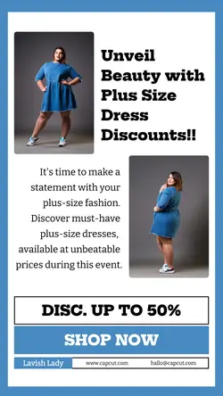 Fashion Plus Size Dress Sales Promotion TikTok