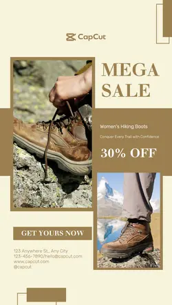 Fashion Outdoor Boot Sale Instagram Story