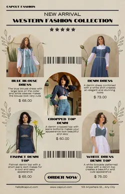 Fashion Western Collection Product Display