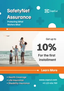 Financial & Insurance Assurance For Family Business Promotion Flyer