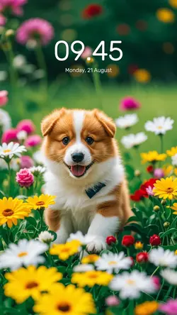 Wallpaper Creative Poster Cute Puppy