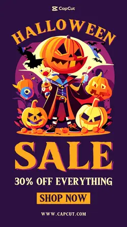 Halloween Sales Promotion Instagram Story