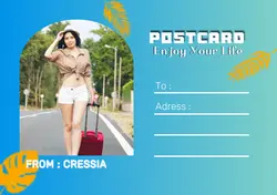 Non-marketing Postcard Travel