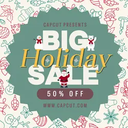 Big Holiday Sale Poster