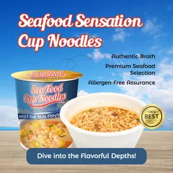 E-commerce Food Cup Noodles Product Callout