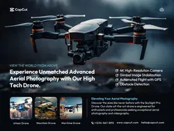 Electronics High Tech Drone Display