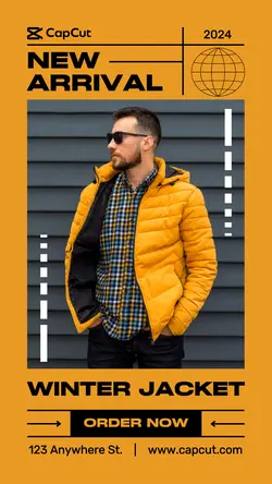 Winter Jacket Promotion Instagram Story