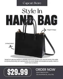 Fashion Bag Sale Promotion