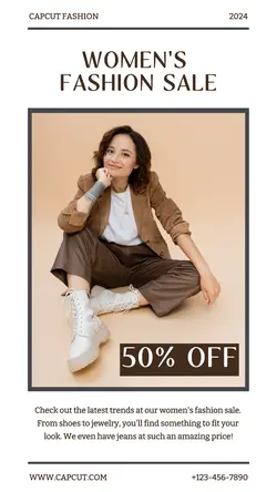 Women's Fashion Sale Instagram Story