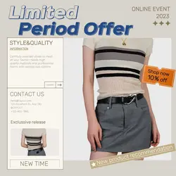 Clothing & suit Price reduction Minimalist