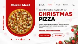Christmas Food Menu Twitter Post