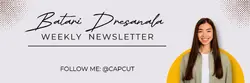 Non-marketing Email Header, Weekly newsletter