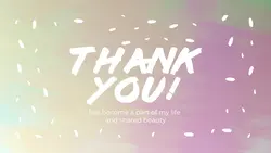 Non-marketing thank you card versatile