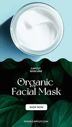 Organic Facial Mask Instagram Story
