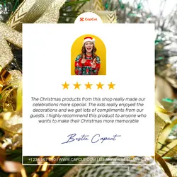 Customer Feedback Christmas Product Instagram Post