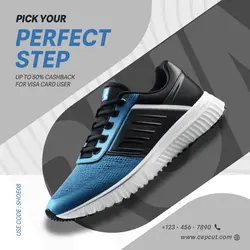 Runner Shoe Fashion Product Display Instagram Post
