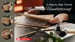 Youtube Thumbnail Learning Handlettering Tutorial