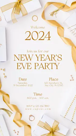 New Year's Eve Party Invitation Instagram Story