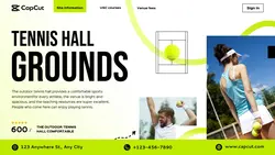 Motion Tennis Venue Introduction Minsimalist