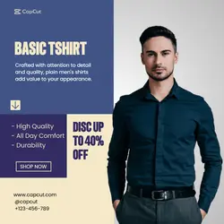 Basic Tshirt Promotion Instagram Post