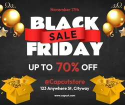 Black Friday Promotion Facebook Post