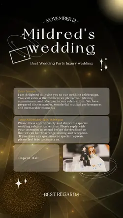 Personal sharing  anniversary Festival card