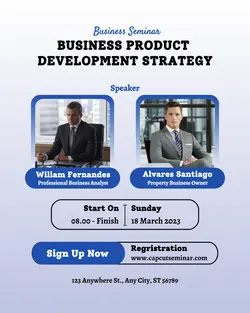 Business Seminar Product Display Potret Instagram