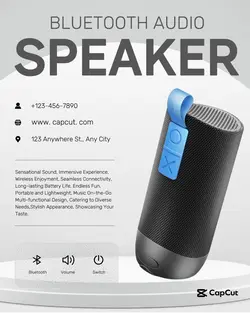 Electronic Product display Bluetooth stereo