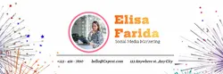 Non-marketing Email Header Social Media Marketing