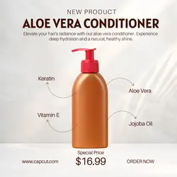 Beauty Conditioner Display Product Instagram Post