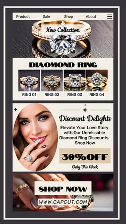 Diamond Ring Sales Promotion Instagram Story