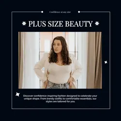 Simple Fashion Plus Size Banner