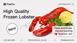 Fresh food Frozen lobster Event promotion Business