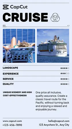 Travel Cruise ship Recommend Simple