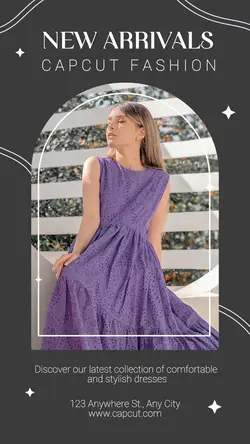 New Arrival White Dress Instagram Story